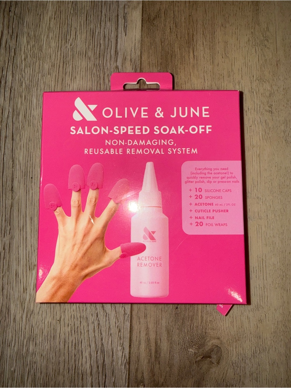 Pink Salon-Speed Soak-Off Nail Removal Kit